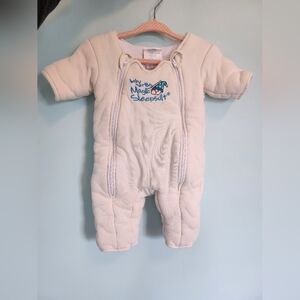 Baby Merlin's Magic Sleepsuit - Cream